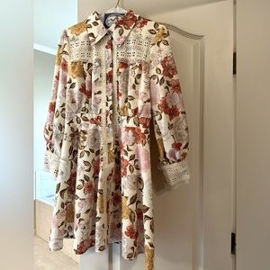 Never worn Zimmerman like dress. Feminine details.